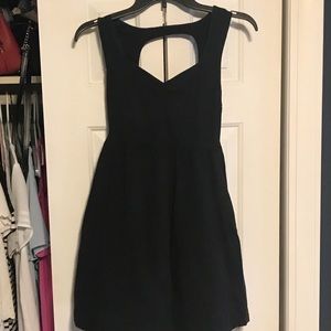 Black Sweetheart Cotton Dress